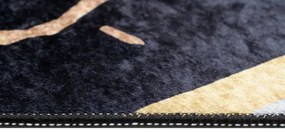 Отличителен килим с тъмна тенденция и противоплъзгащо покритие Ширина: 140 см | Дължина: 200 см