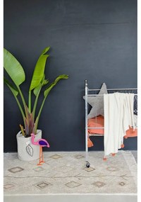 Бежов ръчно изработен памучен килим подходящ за пране 170x240 cm Kaarol Earth – Lorena Canals