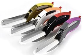 2 в 1 нож , ZEPHYR ZP 1642 SS , за месо ,  ножица подправки