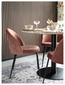 Кръгла маса за хранене с мраморен плот ø 110 cm Bolzano - House Nordic