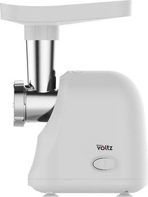 Месомелачка Oliver Voltz OV51991G, 800W, Обратен ход, Приставка за домати, Приставки 5 и 7 мм, Неръждаема стомана, Бял