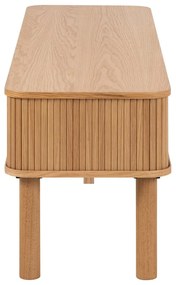 Маса за телевизор от дъб в естествен цвят 140x45 cm Langley – Actona