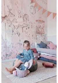 Бял ръчно изработен памучен килим подходящ за пране 140x200 cm Tribu Natural – Lorena Canals