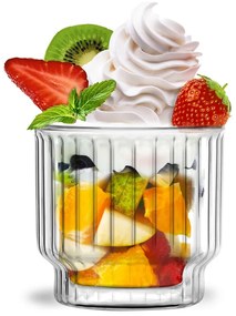 Комплект от 2 чаши с двойни стени , 260 ml - Vialli Design