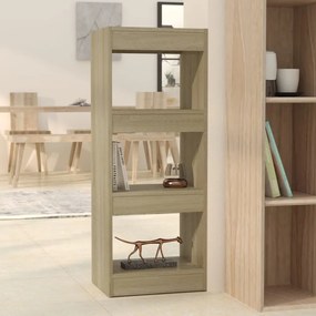 811613 vidaXL Шкаф разделител за стая дъб сонома 40x30x103 см инженерно дърво