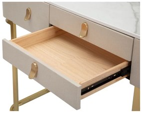 Конзолна маса в бежово-златисто 40x100 cm Beauty – Mauro Ferretti