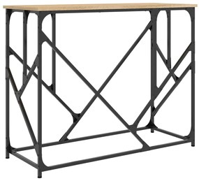 834116 vidaXL Конзолна маса, дъб сонома, 100x40x80 см, инженерно дърво