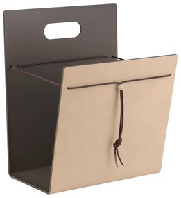 Стойка за списания от метал и еко кожа Nupo M – LIND DNA