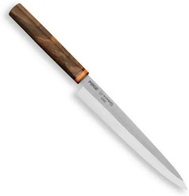 Pirge - Нож за суши и сашими от неръждаема стомана с дървена дръжка Yanagiba 23см TITAN EAST-(12103)