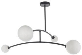 Endon 92940 - Полилей на тръба BALANCE 4xG9/3W/230V черно/бяло