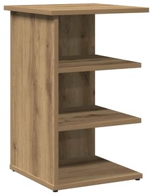 856491 vidaXL Сайдборд, дъб артизан, 35x35x55 см, инженерно дърво