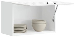 853839 vidaXL Кухненски стенен шкаф Lucca, бял гланц, инженерно дърво