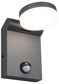 Външно осветително тяло със сензор за движение (височина 19 cm) Adour – Trio