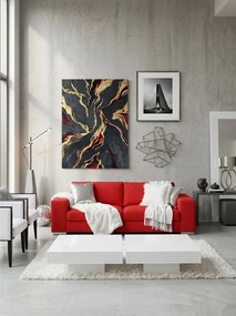 Диван Fantasy двуместен-145φ 90β εκ.-Κόκκινο