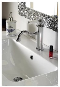 Стояща батерия за мивка в лъскаво-сребрист цвят Vienna – Sapho