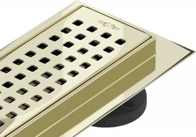Mexen Flat M08 линеен канал 80 см, златен - 1525080-15