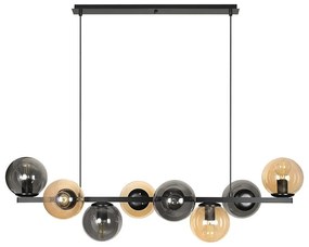 Полилей ФИОРЕ, сив/мед, 8xE27