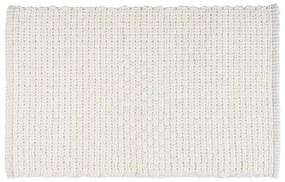 Бял текстилен килим за баня 50x80 cm Ecoli – Wenko