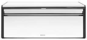 Кутия за хляб Brabantia Fall Front 646848, 18 л, 46.5х25 см, Стенен монтаж, Инокс