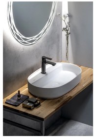 Бяла керамична мивка 60x40 cm Infinity Oval – Sapho