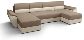 Разтегателен диван в П-образна форма LEBI, 321x88x140, rainbow 05/rainbow 16