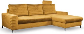 Ъглов диван Consuegra-Горчица