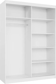 Плъзгащ гардероб Tireno 2D – Бял