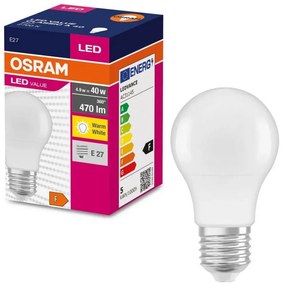 LED Крушка A40 E27/4,9W/230V 2700K - Osram