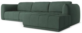 Зелен ъглов диван (десен ъгъл) Hoku – Makamii