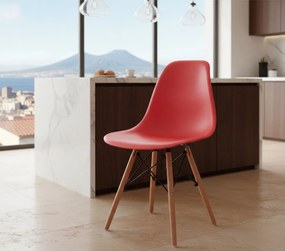 Кухненски стол Fiore KD-червен