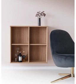 Стенен шкаф за книги, облицован с дъб Mistral 025 - Hammel Furniture