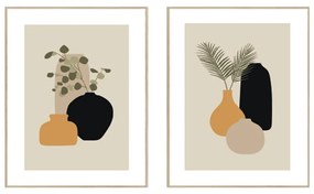 Картини в комплект 2 бр. 30x40 cm Plants Graphic – knor