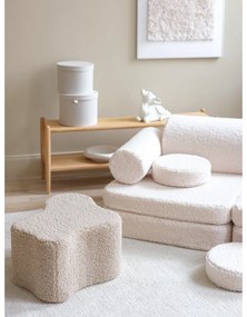 Кремав детски диван от букле 132 cm Settee – Wigiwama