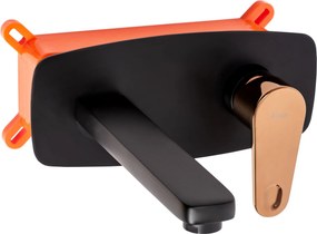 смесител за вграждане Rea MILD BLACK ROSE GOLD + BOX