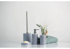 Синя керамична четка за тоалетна Lorca – Wenko