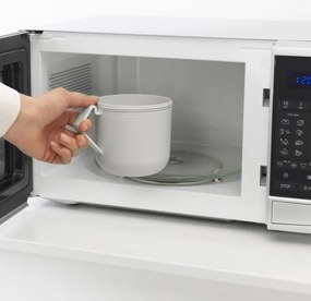 Чаша за супа с капак Brabantia Make&Take 1006295, 600+180 мл, Винтов капак, Без BPA, Сив