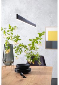 Черно LED затъмняващо се висящо осветително тяло Straight – Fischer &amp; Honsel