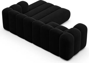 Антрацитен ъглов диван (десен ъгъл) Lupine – Micadoni Home