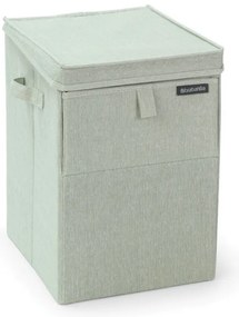 Кутия за пране Brabantia Stackable 1000829, 35 л, Преден отвор, Широк капак, Сгъваема, Зелен