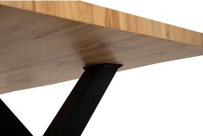 Трапезна маса от декор от дъб 90x160 cm Kora – Bonami Essentials