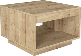Масичка за кафе от меламин Onda в цвят сапфирен дъб 60x60x40см.