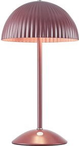 Червена метална настолна лампа с метален абажур (височина 33,5 cm) Zin – Markslöjd