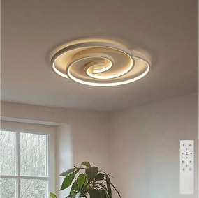 BRILAGI - димируема LED таванна лампа VELO LED/70W/230V 38x47,8 cm бежова + дистанционно управление