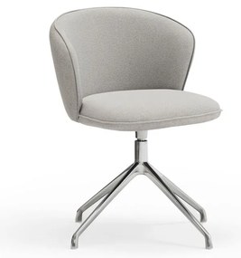 Светлосиви тапицирани трапезни столове в комплект 2 бр. Add – Teulat