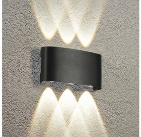 Brilagi - LED външна стенна лампа FLAREBOX LED/6W/230V черна IP65