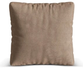 Светлокафява кадифена възглавница за модулен диван Martina – Micadoni