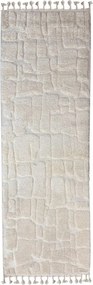 Кремава пътека 80x300 cm Esra Cobbled – Flair Rugs