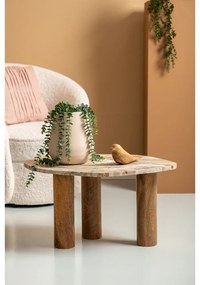 Масичка за кафе с мраморен плот 50x75 cm Organic - Leitmotiv