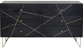 Арт.84384 Шкаф Gold Vein 6 Drawers 145x82cm