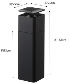 Черен дозатор за перилен препарат Yamazaki , 250 ml Tower - YAMAZAKI
